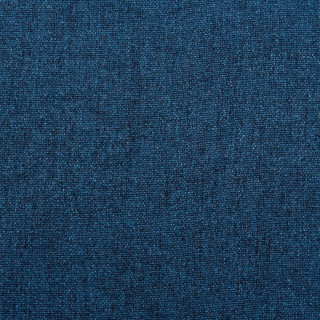 Chaise en tissu bleu navy et pieds métal noir - NOKAS