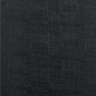 Chaise en tissu noir et pieds métal noir - NOKAS
