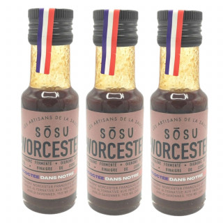 Lot 3x Sauce Worcester - Bouteille 330g