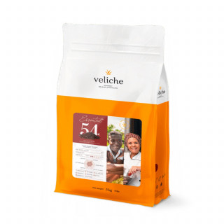 Lot 4x Chocolat de couverture noir 54% de cacao - Sachet 10kg