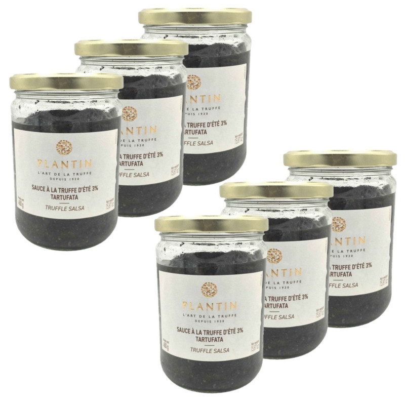 Lot 6x Sauce à la truffe d'été 3% - Bocal 2,7kg