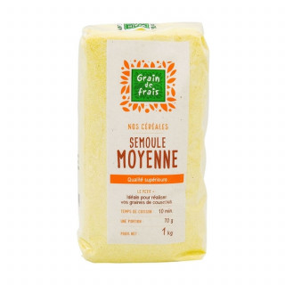 Lot 3x Semoule moyenne - Paquet 3kg