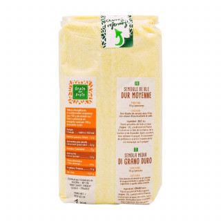 Lot 3x Semoule moyenne - Paquet 3kg