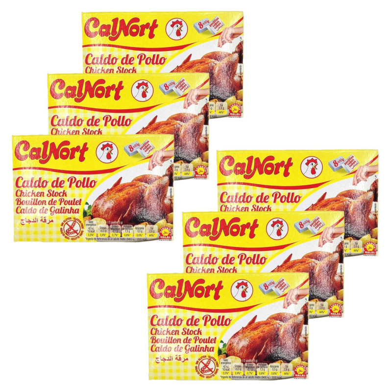 Lot 6x Bouillon de poulet - Halal - Paquet 480g Lot 6x Bouillon de poulet - Halal - Paquet 480g