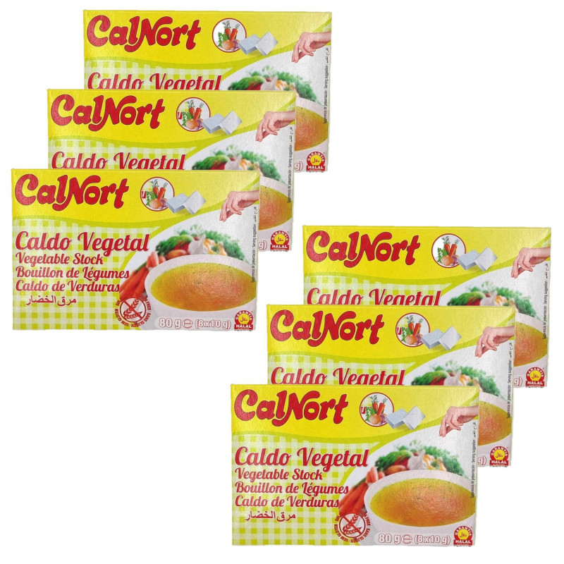 Lot 6x Bouillon de légumes - Halal - Paquet 480g Lot 6x Bouillon de légumes - Halal - Paquet 480g