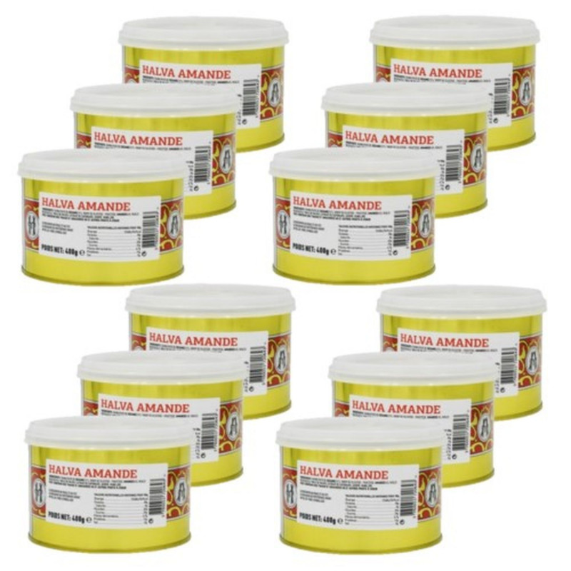 Lot 12x Halva à l'amande - Boîte 4,8kg