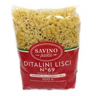 Lot 12x Pâtes Ditalini Lisci n°69 - Paquet 6kg