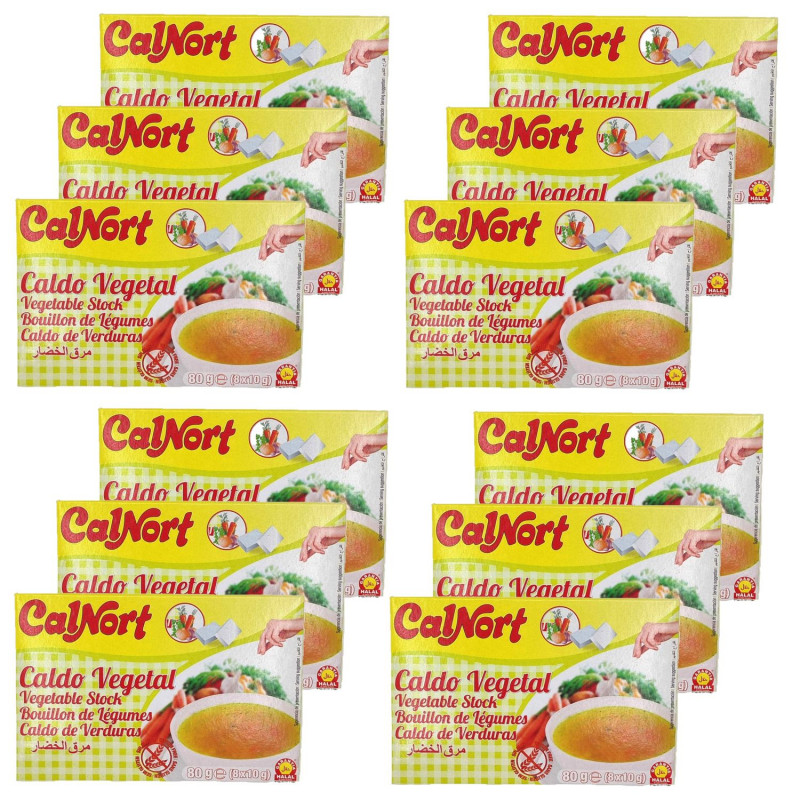 Lot 12x Bouillon de légumes - Halal - Paquet 960g Lot 12x Bouillon de légumes - Halal - Paquet 960g