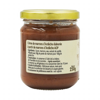 Lot 12x Crème de marrons d'Ardèche AOP - Bocal 3kg