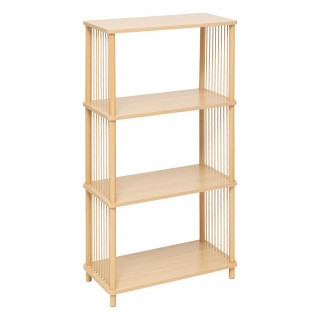 Etagère 4 niveaux en bois KORD - Beige