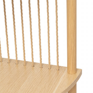 Etagère d'angle 4 niveaux en bois KORD - Beige