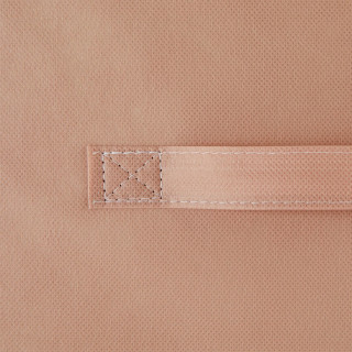 Boîte de rangement en tissu MIX N' MODUL - L. 31 x l. 31 x H. 31 cm - Nude