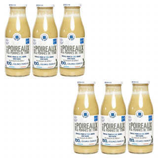 Lot 6x Soupe de poireaux et pommes de terre OFG - Bouteille 490g
