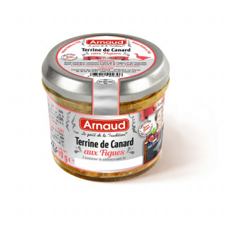 Terrine de canard aux figues - Bocal 90g