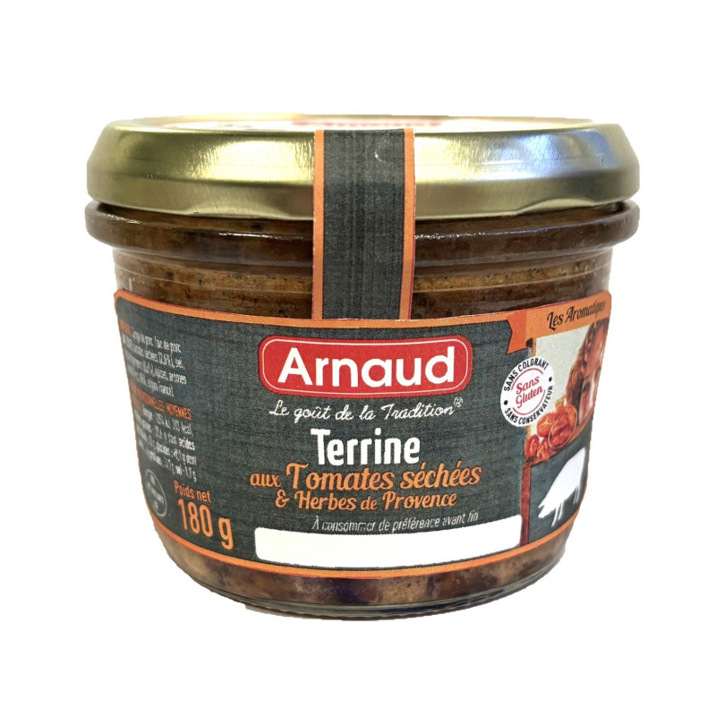 Terrine aux tomates séchées et herbes de Provence - Bocal 180g