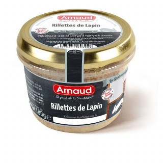 Rillettes de lapin - Bocal 180g