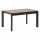 Table de jardin extensible en aluminium 8 places EVASION - Noyer et graphite