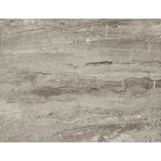 Table basse en bois et métal HALDOR - Gris brun