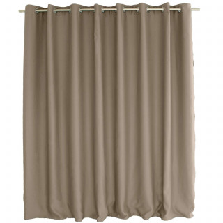 Rideau occultant grande largeur REGLISSE - 240 x 300 cm - Naturel