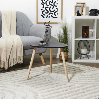 Table basse triangulaire SHELLY - Noir