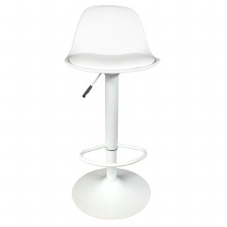 Lot de 2 tabourets de bar ISAK - Blanc