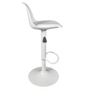 Lot de 2 tabourets de bar ISAK - Blanc
