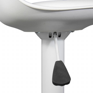 Lot de 2 tabourets de bar ISAK - Blanc