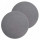 Lot de 2 sets de table tissés antidérapants - Gris