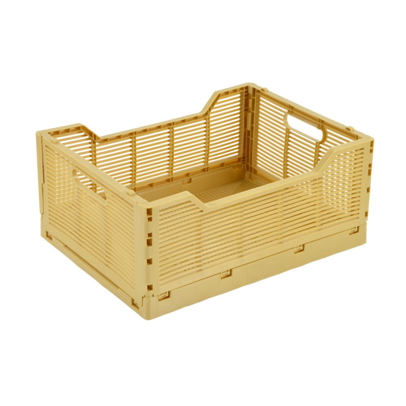 Cagette pliable FOLDY - Taille L - Ocre Cagette pliable FOLDY - Taille L - Ocre