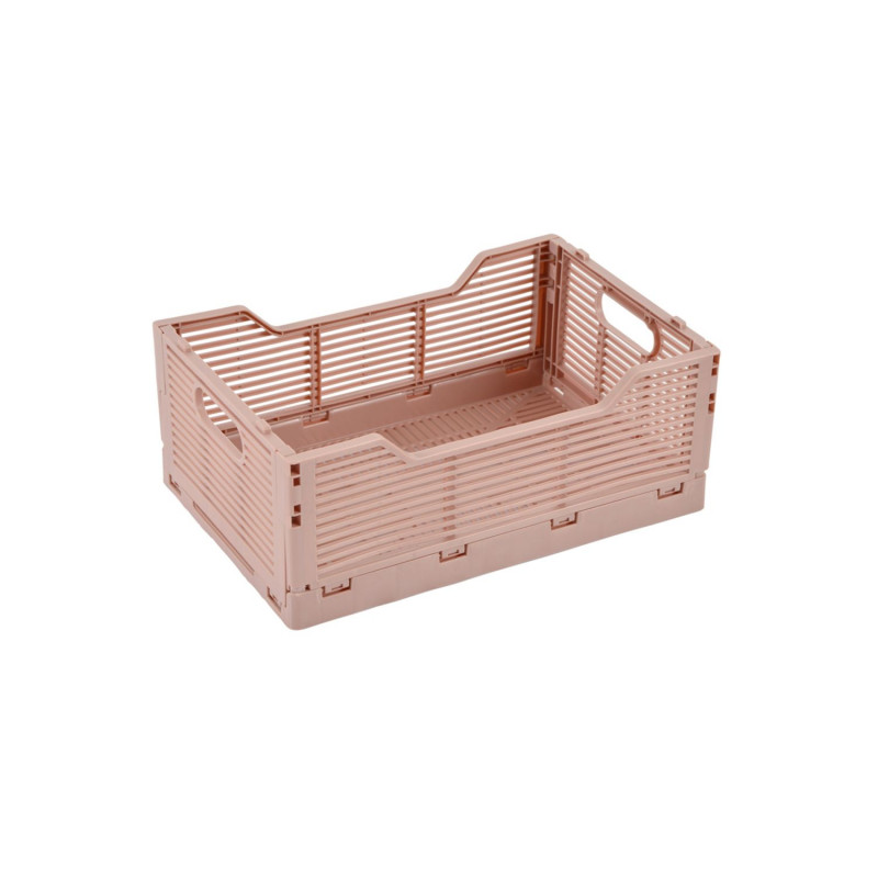 Cagette pliable FOLDY - Taille M - Rose Cagette pliable FOLDY - Taille M - Rose