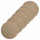 Lot de 6 sets de table tissés antidérapants - Beige