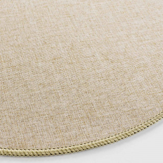 Lot de 6 sets de table tissés antidérapants - Beige