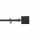 Kit de tringle à rideaux extensible TEMPO - L. 210 à 380 cm - Noir et or