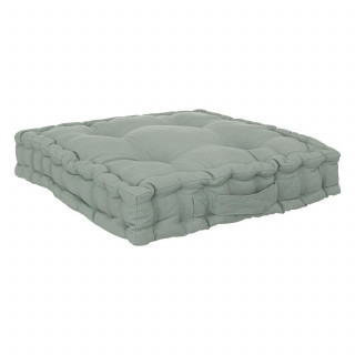 Coussin de sol en coton ANJALI - Céladon