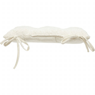 Galette de chaise bouclette SOANA - Blanc