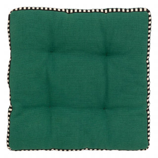 Galette de chaise matelassée MALAKITE - Vert cèdre