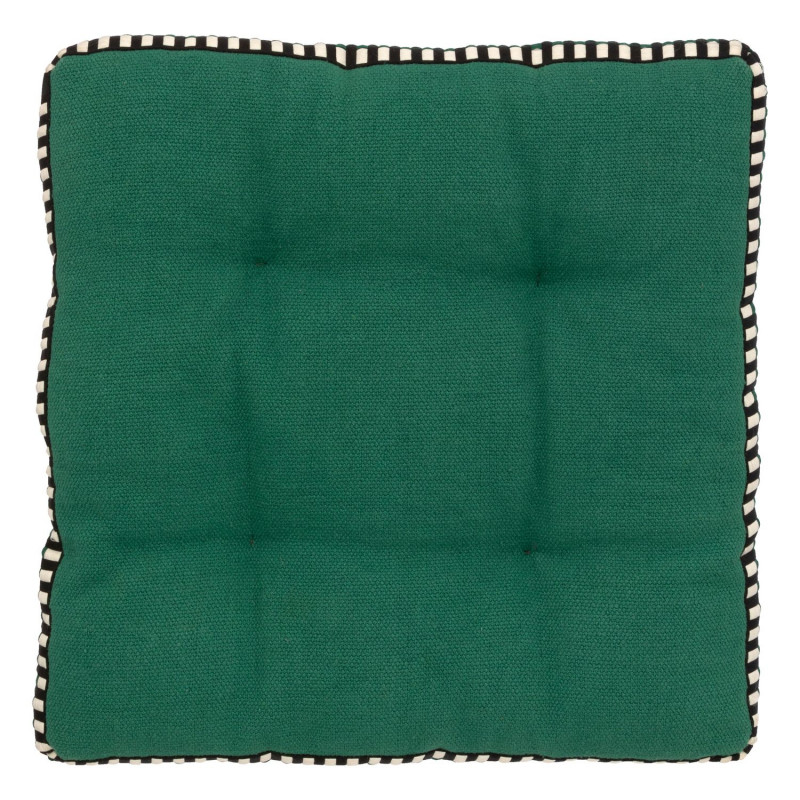 Galette de chaise matelassée MALAKITE - Vert cèdre