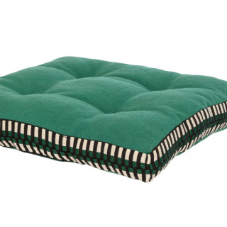 Galette de chaise matelassée MALAKITE - Vert cèdre