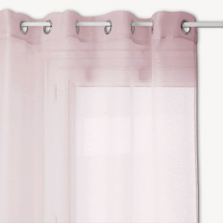 Voilage Moly - 135 x 240 cm - Rose