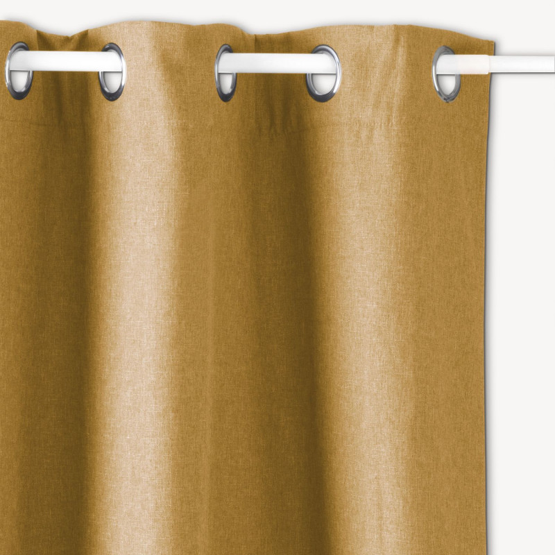 Rideau isolant TIM - 140 x 260 cm - Jaune moutarde