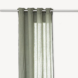 Rideau en 100% lin LINAH - 140 x 260 cm - Céladon