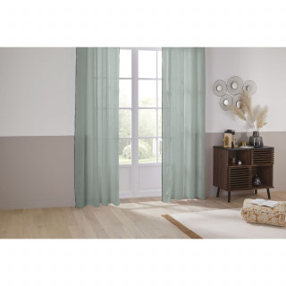 Rideau en 100% lin LINAH - 140 x 260 cm - Céladon