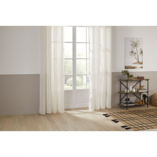 Voilage effet lin ALLA - 140 x 240 cm - Beige