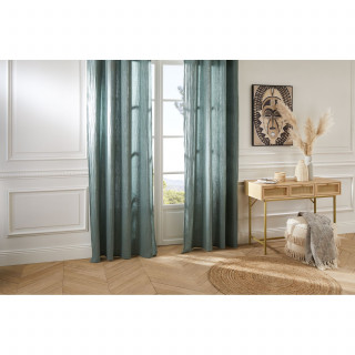 Rideau en gaze de coton JAMANA - 130 x 260 cm - Céladon