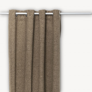 Rideau effet bouclette isolant et occultant SOANA - 140 x 260 cm - Taupe