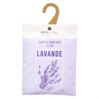Lot de 3 cintres parfumés à la lavande