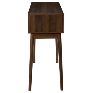 Console 2 tiroirs effet noyer TIFFANY - Marron
