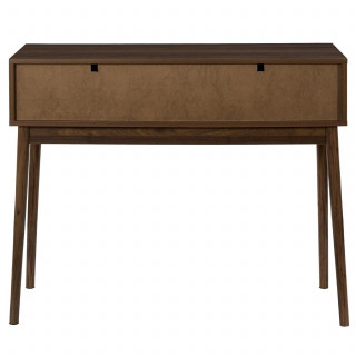 Console 2 tiroirs effet noyer TIFFANY - Marron
