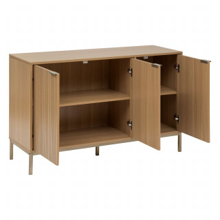 Buffet bas 3 portes en bois TASSO - Beige
