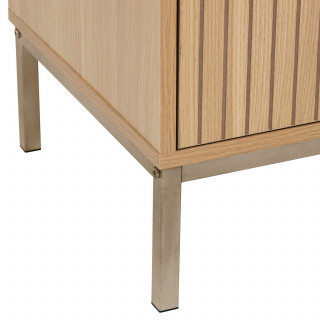 Buffet bas 3 portes en bois TASSO - Beige